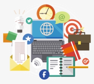 Image Transparent Download Online Marketing The Square - Digital Marketing Background Png