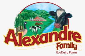 Alexandre Family Ecodairy Farms Organic Dairy Logo - Alexandre Farms