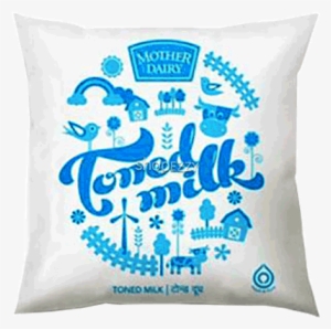 Mother Dairy Toned Milk 500 Ml - Mother Dairy Milk Packet