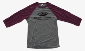 3/4 Sleeve Mountain Feather Logo Tee - T-shirt