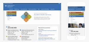 Columbia University Student Health Services Web, Ui, - Visual Arts