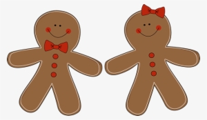Go Back Pix For Gingerbread Woman Clipart X2ii2q Clipart - Gingerbread Man And Woman