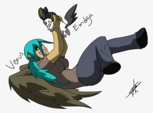 Venus [flx] And Emolga [pokemon] - Emolga