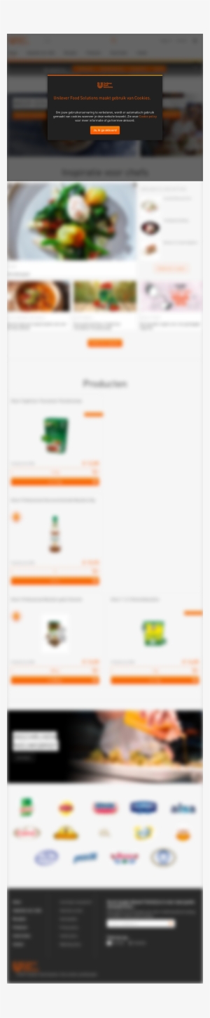 Unilever Food Solutions Nederland Website History - Parallel