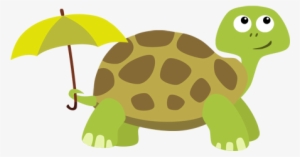 Free Download Cute Turtle With A Umbrella Clipart Tortoise - Cute Turtle With A Umbrella