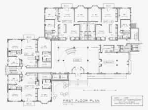 01 Premier First Floor Plan - Transparent Floor Plan Png