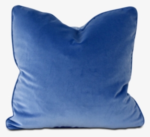 Cobalt Blue Velvet Pillow No - Throw Pillow