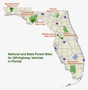 Ohv State Map Florida Public - 267 2671450 Ohv State Map Florida Public Land Map 