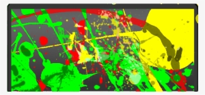 Year - Zazzle Fresh Retro Neon Paint Splatter Tri-fold Wallets,