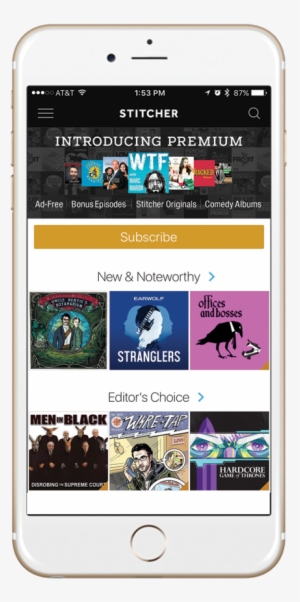 Stitcher Premium Gives You Exclusive Access To More - Iphone