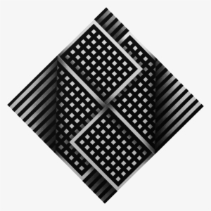 Mullida Huella Del Viento Lii - Red And White Polka Diamond Shower Curtain