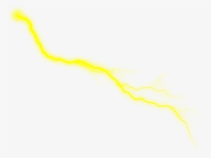 Historia De La Electricidad - Rayos Electricos Amarillos Png