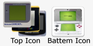 Two 3ds Retro Adaptors Icons - Game Boy