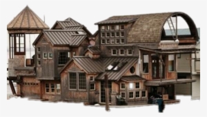 Wooden Houseboat
