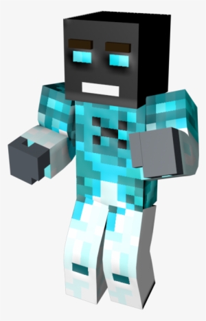 Skin Minecraft 3d Png - Robot