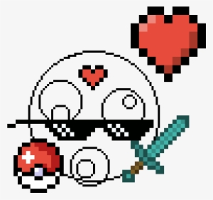 Pixilart Pro Alexlovesdogs Png Mlg Pro - Pixel Heart