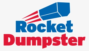 Rocket Dumpster Rental Large - Dumpster Logo