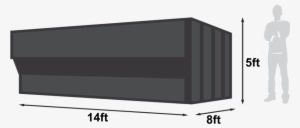 20-yard Dumpster With Dumpster Man New - Flat Panel Display