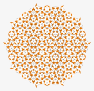Penrose Rhomb Tiling With Inflated Overlay - Quam Bs8vps