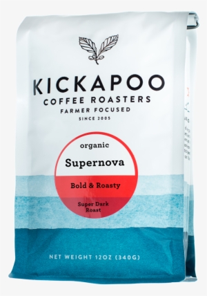 Organic Supernova Super Dark Roast - Seattle Coffee Gear Kickapoo Coffee Roasters - Infrared