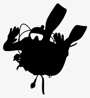 Scuba Diving Png Free Download - Scuba Diver Silhouette