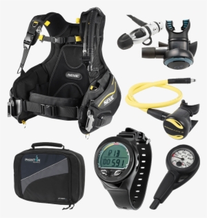 Oceanic Scuba Diving Gear Equipment Package 1 - Seac Pro 1000 Hd