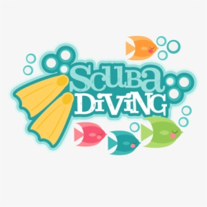 Scuba Diving Title Svg Scrapbook Cut File Cute Clipart - Scuba Diving Title