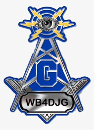 Png Library Stock Masonic Pin Upon The - Masonic Ham Radio