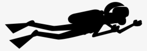 We Have Many Beautiful Dive Sites Where You Can Experience - Scuba Diver Clipart Black And White