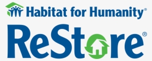Habitat Restore Logo Two Color Transparent Background - Habitat For Humanity Restore Logo Vector Black
