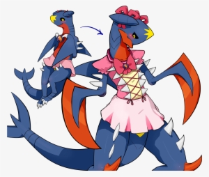 Resized To 47% Of Original - Magical Girl Garchomp