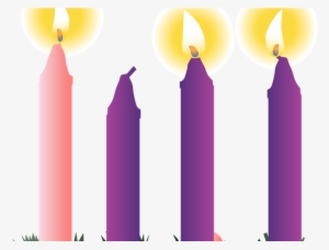 Two Advent Candles Lit
