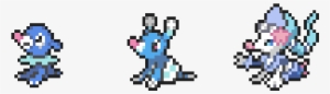 Box/party Sprites For Popplio, Brionne, And Primarina - Pokemon Primarina Pixel Art