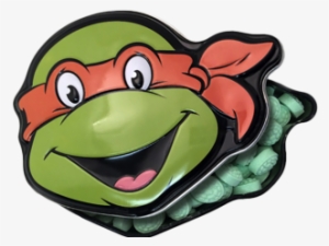 Tmnt Watermelon Shell Sours - Teenage Mutant Ninja Turtles Candy Tin (assorted)