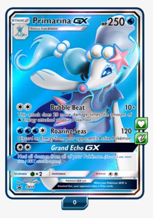 Pokemon Tcg Primarina Gx Premium Collection Box