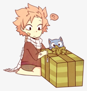 However Natsu Does Receive Presents Every Year - Cartoon