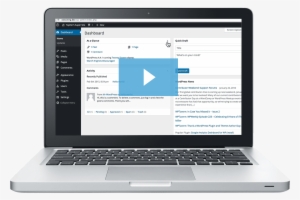 Getting Started With The Wordpress Dashboard - Laptop Wordpress Dashboard Png