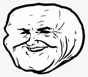 This Media May Contain Sensitive Material - Rage Troll Face Transparent