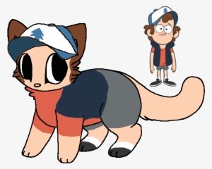 Dipper Pines Images Dipper Cat Design By Bananaramadraws - Gravity Falls Dipper Cat