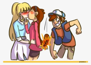 Mabel Pines X Pacifica Northwest & Dipper Pines - Bill X Dipper Fanart