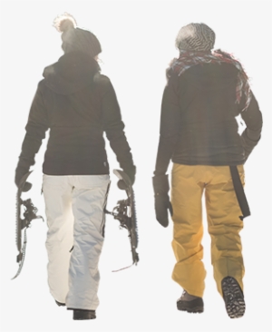 Walking People Png Snow
