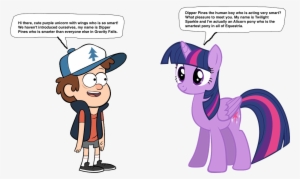 1000 Hours In Ms Paint, Alicorn, Crossover, Dipper - Gravity Falls