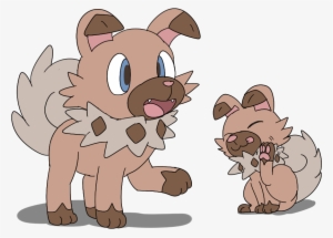 Rockruff - Cartoon