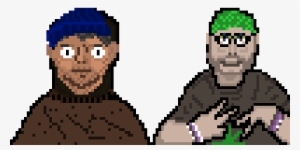 [modern Art]shitty Ethan Pixel Art I Made - Ethan And Hila Pixel