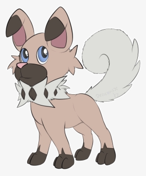 Rockruff - Cartoon
