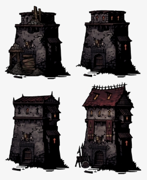 Dark Dungeons - Darkest Dungeon Building Progression