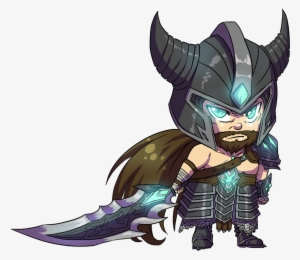 739kib, 1280x1152, Tryndy - League Of Legends Tryndamere Chibi