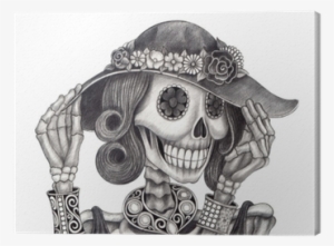 Svg Library Stock Skull Art Day Of - Day Of The Dead