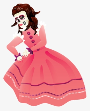 Day Of The Dead Clipart Dress - Charo