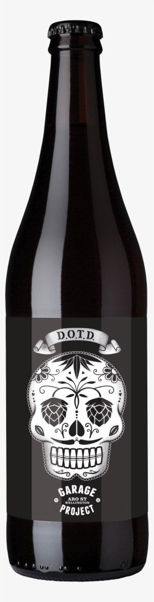 Day Of The Dead Usa - Glass Bottle